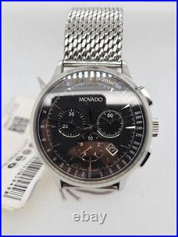 Movado Circa Chrono Stainless Steel Watch 0606803 (35.1.14.1184) for Part/Repair