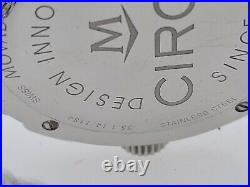 Movado Circa Chrono Stainless Steel Watch 0606803 (35.1.14.1184) for Part/Repair