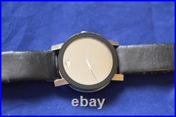 Movado Mirror Dial Watch Sapphire Model 84 G1 1896 not working parts/repair