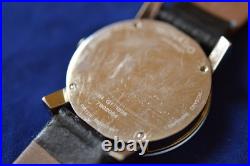 Movado Mirror Dial Watch Sapphire Model 84 G1 1896 not working parts/repair