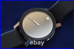 Movado Mirror Dial Watch Sapphire Model 84 G1 1896 not working parts/repair