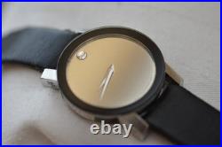 Movado Mirror Dial Watch Sapphire Model 84 G1 1896 not working parts/repair