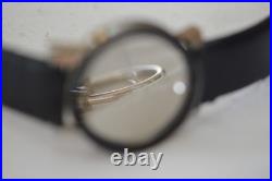 Movado Mirror Dial Watch Sapphire Model 84 G1 1896 not working parts/repair