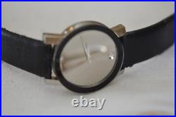Movado Mirror Dial Watch Sapphire Model 84 G1 1896 not working parts/repair