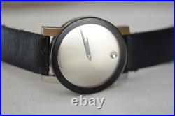 Movado Mirror Dial Watch Sapphire Model 84 G1 1896 not working parts/repair