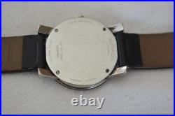 Movado Mirror Dial Watch Sapphire Model 84 G1 1896 not working parts/repair