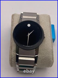 Movado Sapphire Mirror Museum Men's Watch 84. G1.1896 FOR PARTS OR REPAIR