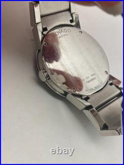 Movado Sapphire Mirror Museum Men's Watch 84. G1.1896 FOR PARTS OR REPAIR