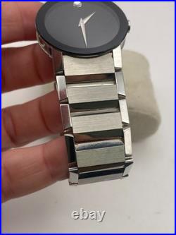 Movado Sapphire Mirror Museum Men's Watch 84. G1.1896 FOR PARTS OR REPAIR