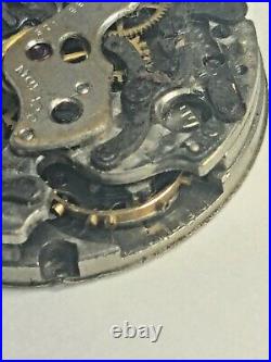 Movado cal 90 vintage chronograph watch movement manual parts repair project