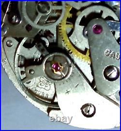 Movement Valjoux 7733 Chronograph & Dial of DOGMA Watch For Repair or Parts