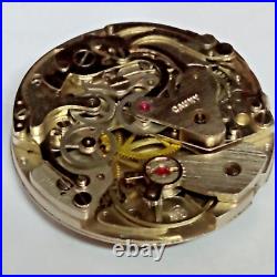 Movement Valjoux 7733 Chronograph & Dial of DOGMA Watch For Repair or Parts