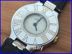 Must De Cartier 21 Ladies Quartz Wristwatch For Parts or Repair