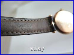 Must de Cartier Burgundy 925 Argent OR G 20 M Ladies Watch Parts or Repair