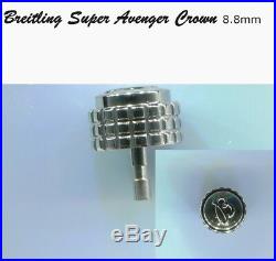 NEW! BREITLING Crown+ Tube Super Avenger Stainless Steel 8.8mm Watch repair