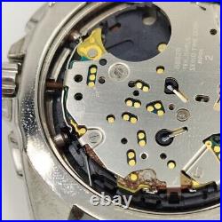 Need Repair Item Fudo Watch Parts Seiko 8B82-0Al0 Dial Case Crown