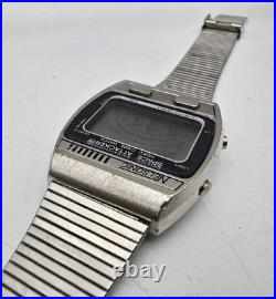 Nelsonic Space Attacker 1981 Game Watch Is Working but For Parts Or Repair