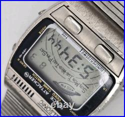 Nelsonic Space Attacker 1981 Game Watch Is Working but For Parts Or Repair