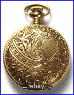 New England 35mm Gold Filled HUNTER Pocket Watch Parts/Repair