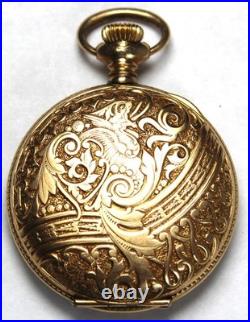 New England 35mm Gold Filled HUNTER Pocket Watch Parts/Repair