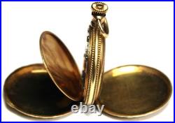 New England 35mm Gold Filled HUNTER Pocket Watch Parts/Repair
