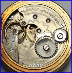New England 35mm Gold Filled HUNTER Pocket Watch Parts/Repair
