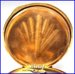New England 35mm Gold Filled HUNTER Pocket Watch Parts/Repair
