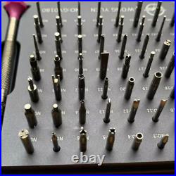 New Watchmakers Assortment Of 56 Tips Stainless Steel Watch Screwdriver Set