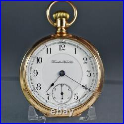 Nice 1898 Hamilton 17j 18s #926 Pocket Watch For Service/repair Free Balance