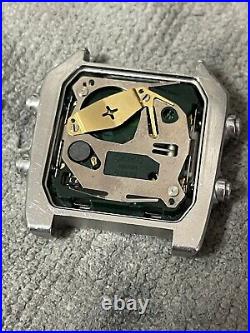 Nov. 1980 Vintage Seiko G757-5000 Quartz Digital LCD Mens Watch Parts/repair