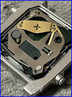 Nov. 1980 Vintage Seiko G757-5000 Quartz Digital LCD Mens Watch Parts/repair