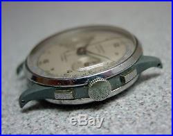 OLYMPIC Vintage Chronograph Watch 17 Jewels As Is Repair Parts NO RESERVE