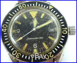 Omega Automatic Seamaster 300 Watch (parts Or Repair)