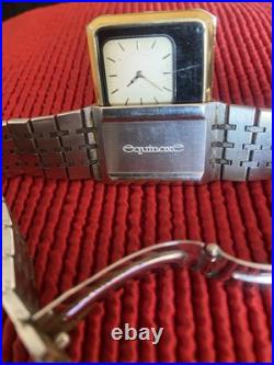 OMEGA EQUINOXE REVERSO WATCH(FOR PARTS/REPAIR) Not working