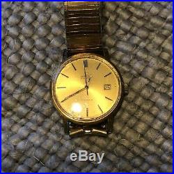 OMEGA GENEVE MENS AUTOMATIC WATCH 565 MOVEMENT GOLD PLATED For Parts Or Repair