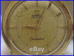 Omega Seamaster 354 Bumper Automatic 14k G. F Men Watch (for Parts Or Repair)