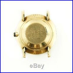 OMEGA SEAMASTER DeVILLE AUTO GOLD DIAL 10K GOLD FILLED WATCH HEAD- PARTS/REPAIRS