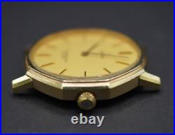 OMEGA Vintage Constellation Pie Pan Dial 14k Gold FOR REPAIR/PARTS- A313
