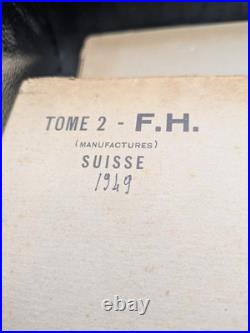 Official Catalogue of Swiss Watch Repair Parts 1 & 2 Watchmakers of Switzerland