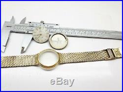 Omega 1365 De Ville Quartz Mens Swiss Wrist Watch Vintage For Parts Or Repair