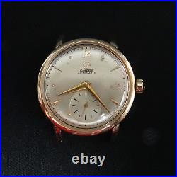 Omega 14K Yellow Gold Filled Automatic Watch 32mm Head Only For Parts/Repair