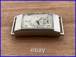 Omega Art Deco Original Dial Cal T. 17 Not Working For Parts Repair Watch Vintage