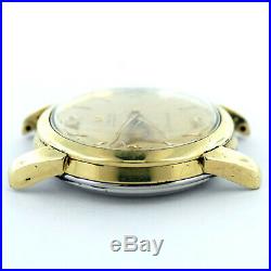 Omega Automatic Seamaster Gold Plated Mens Watch Head For Parts Or Repairs