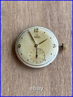 Omega Bumper Automatic Original Sector Dial Not Working For Parts Repair
