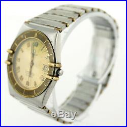 Omega Constellation 1431 Gold Dial/roman Numeral Bezel Mens Watch -parts/repairs