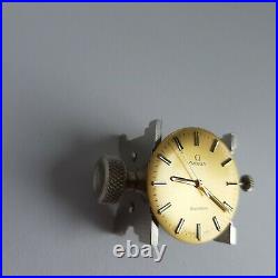 Omega Geneve dial, movement cal. 601 working well for parts, repair, project