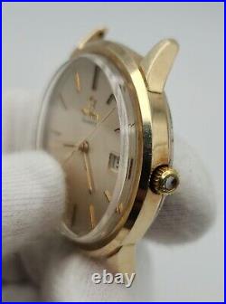 Omega Men's Gold Tone Swiss Made Quartz Watch FOR PARTS / REPAIR