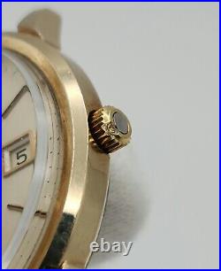 Omega Men's Gold Tone Swiss Made Quartz Watch FOR PARTS / REPAIR