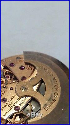 Omega Movement Cal. 561 for parts/repair 28 mm WITH CROWN 33 mm
