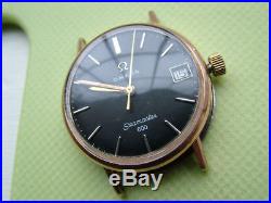 Omega Seamaster 600 Vintage 1960s Cal 611 Black Swiss Watch SPARES REPAIR PARTS